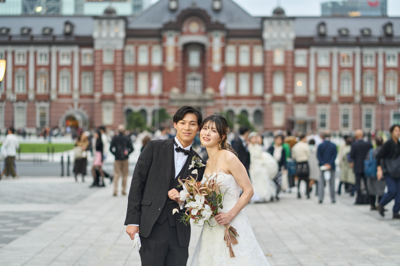 明るい時間の東京駅からスタート!