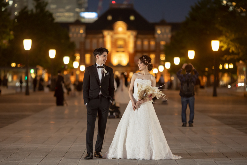 お二人見つめ合うシーン♡