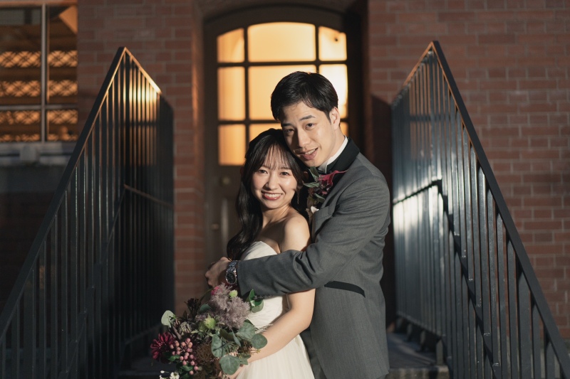 バックハグをアップで♡