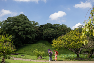 小石川後楽園と東京丸の内