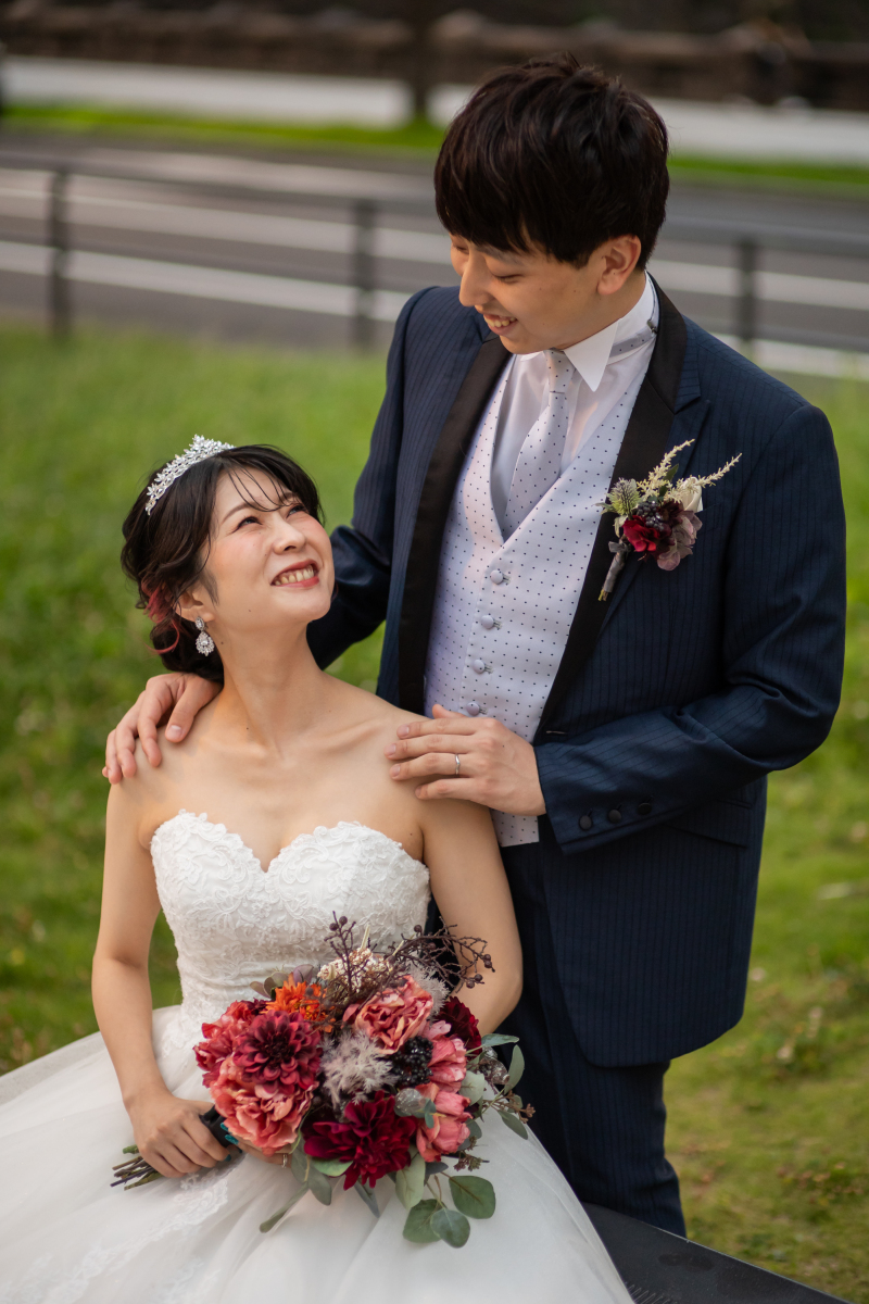 見つめ合いショット