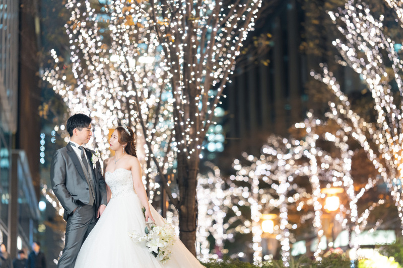 ラストは仲通りのイルミネーションで!