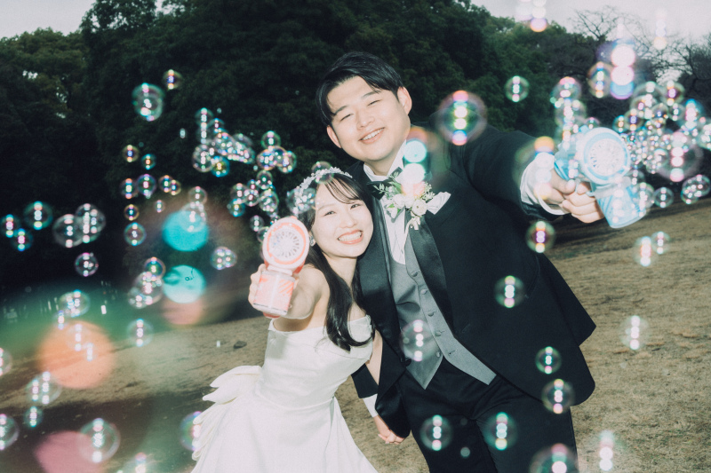 代々木公園と花畑庭園での撮影！