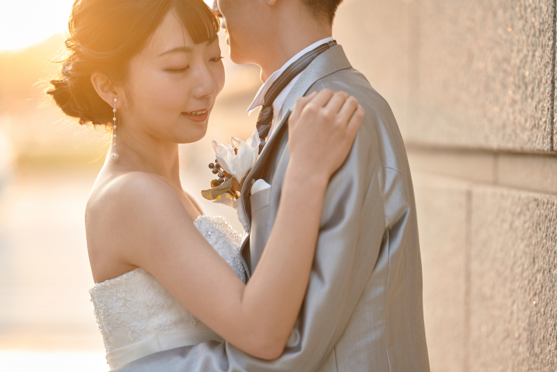 夕映えの中で…