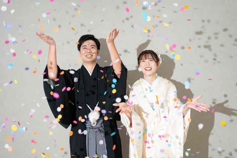 コンフェッティで華やかに!