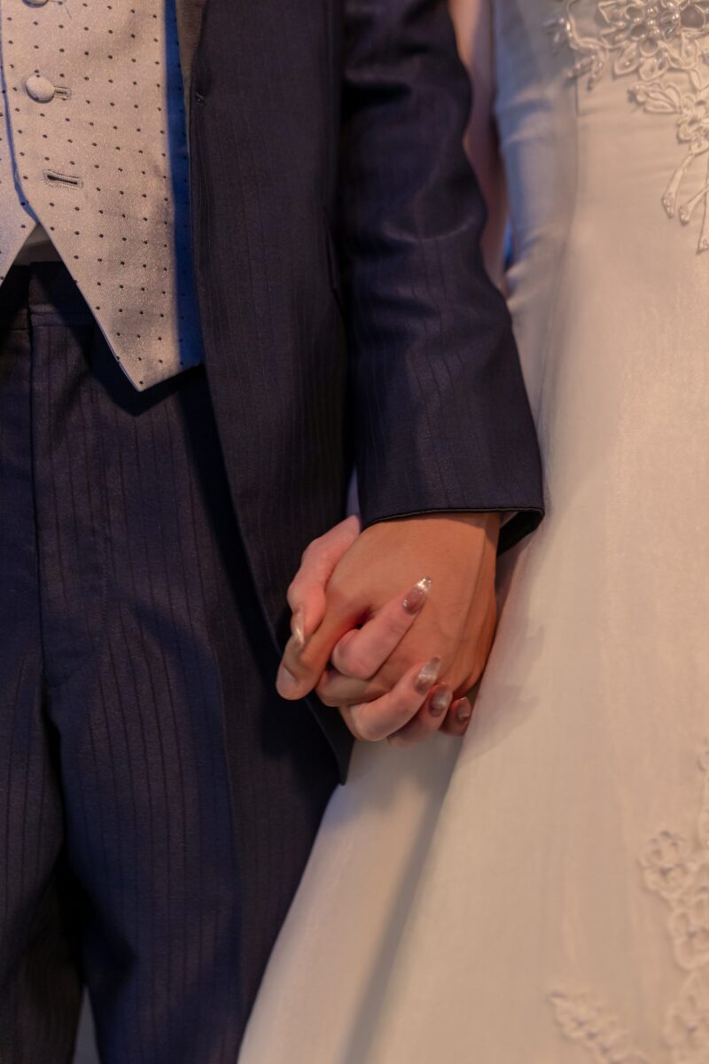 手繋ぎショット！