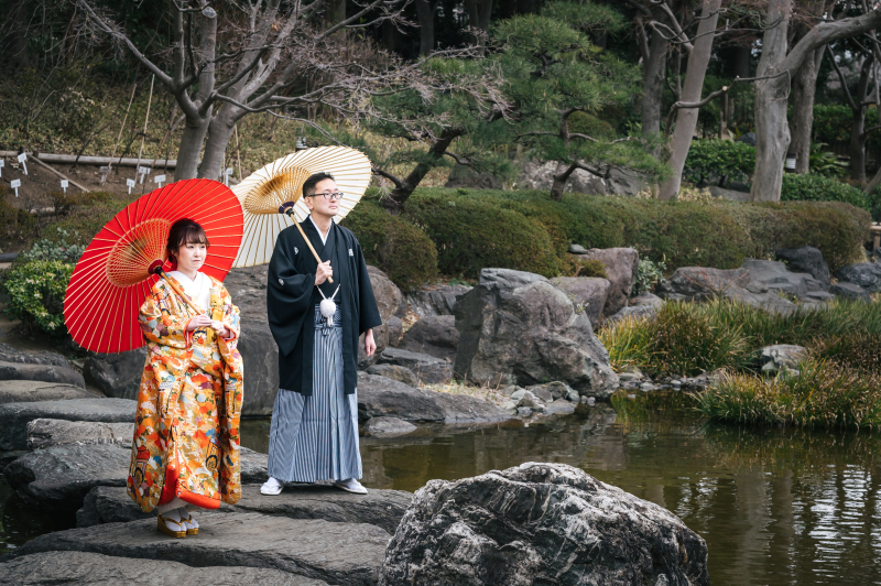 和を存分に感じられる庭園