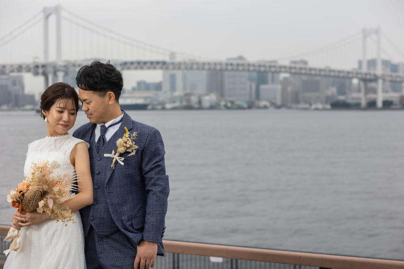 レインボーブリッジが奥に！