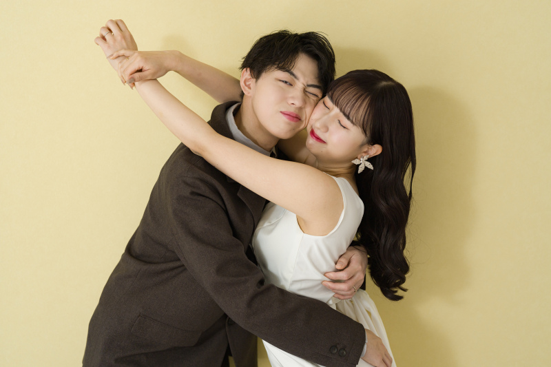 ほっぺたむぎゅっ！