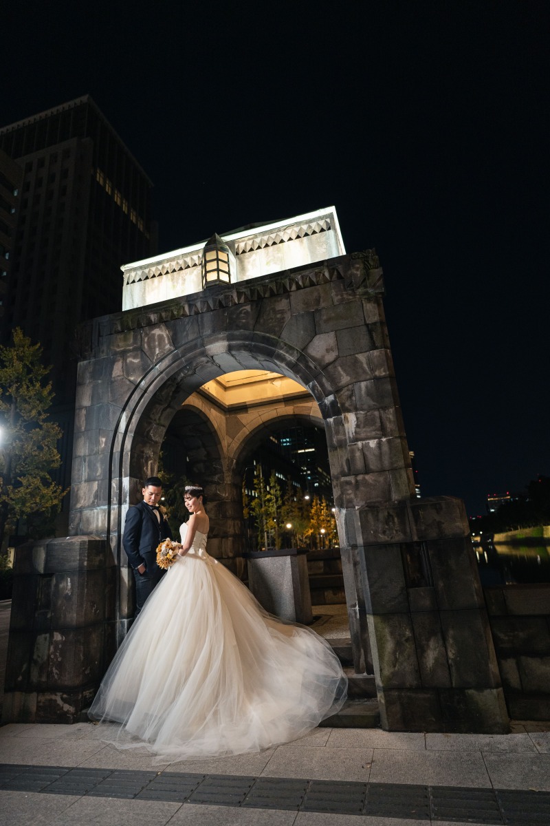 見上げるように