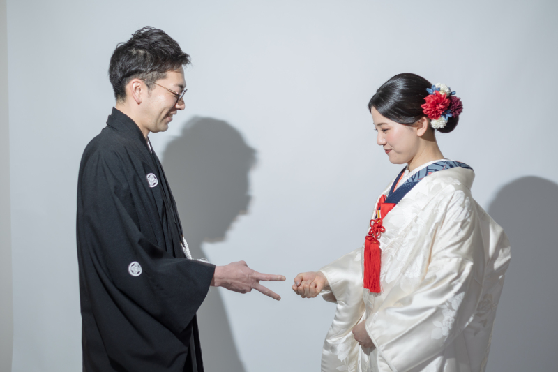 向かい合ってジャンケン！