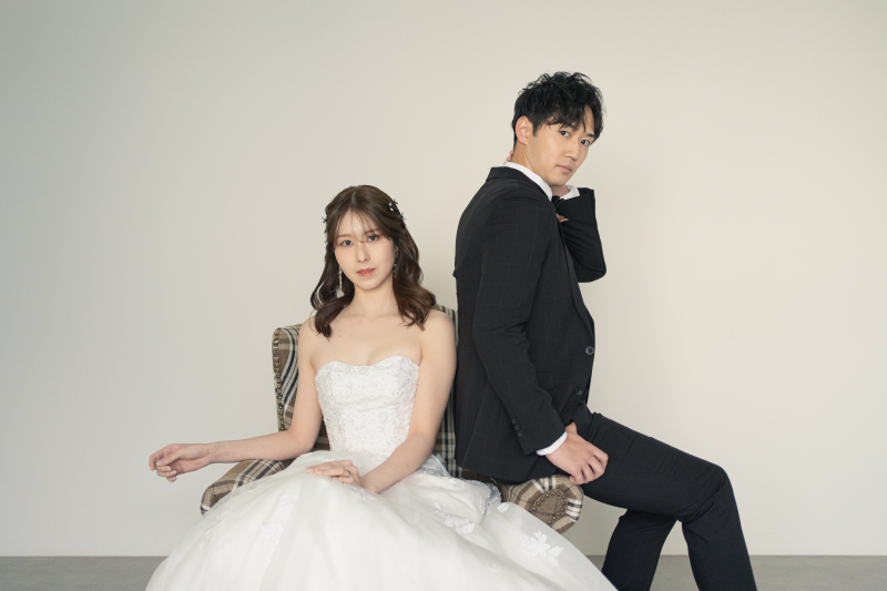 スタジオにて撮影スタート♪