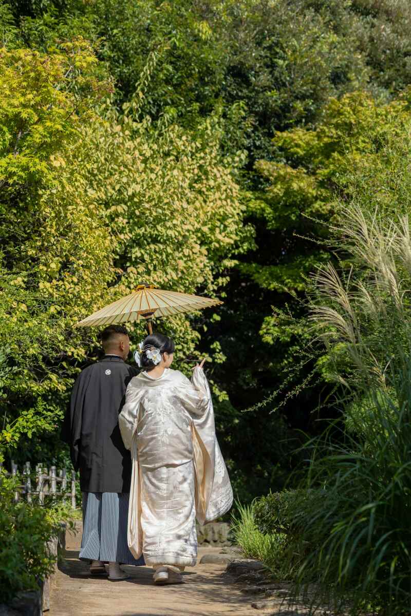 緑の中を散策♪