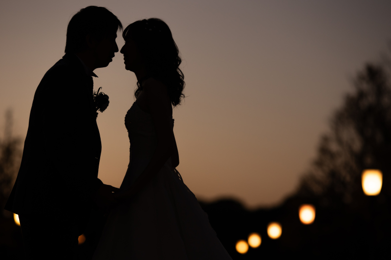 ウエディングドレスを着てロケーションフォトへ♡