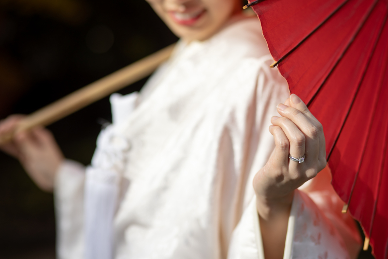 キラリと光るエンゲージリング☆