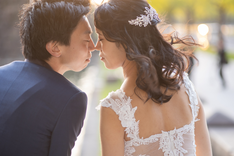 春のそよ風を受けて…