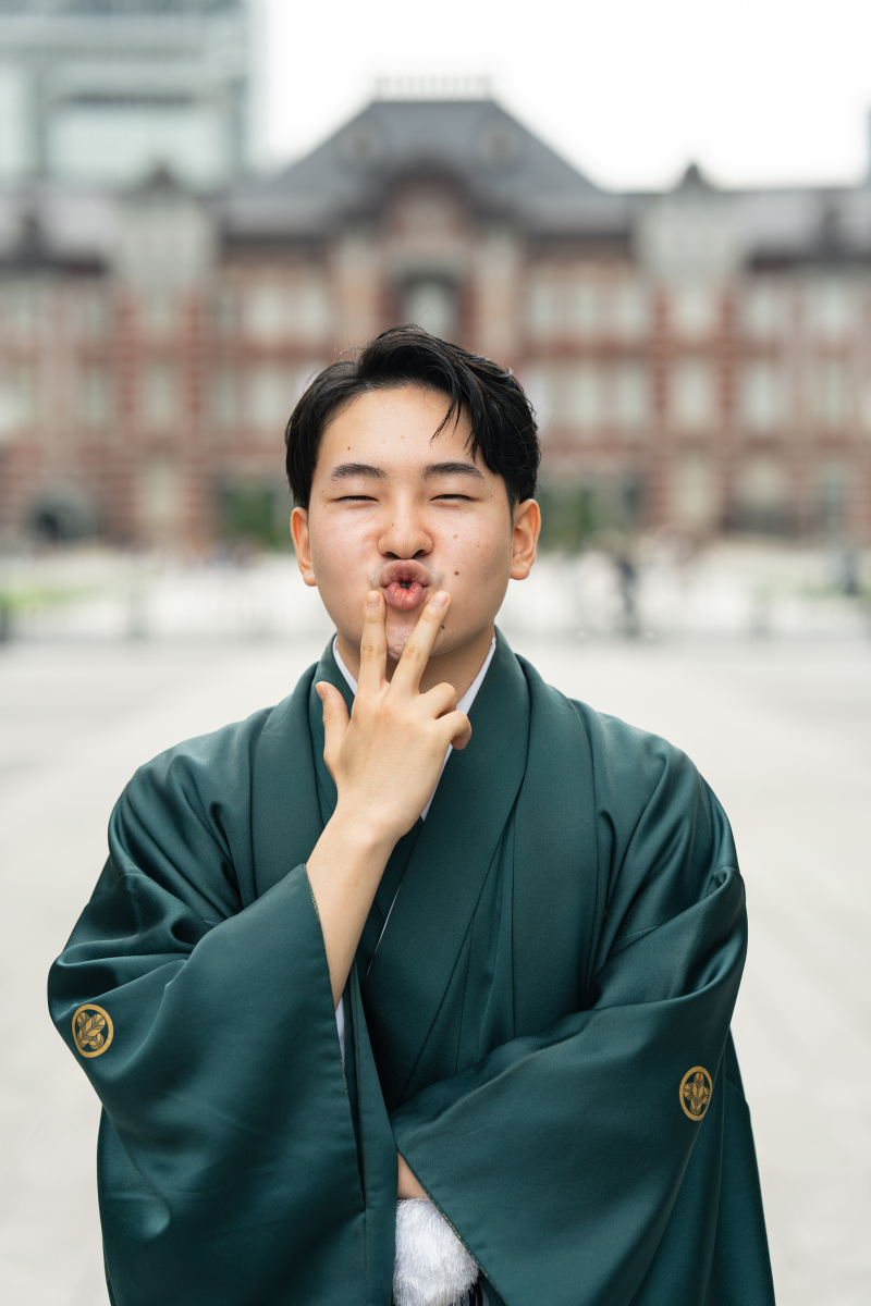 お茶目なショットも♪