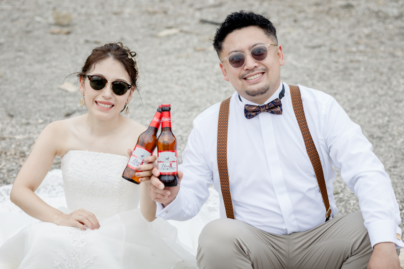 サングラスでポップに!