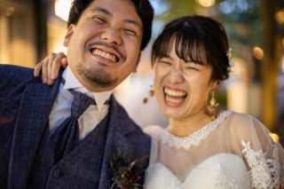 明るいカップルの和装＆洋装ロケフォト！