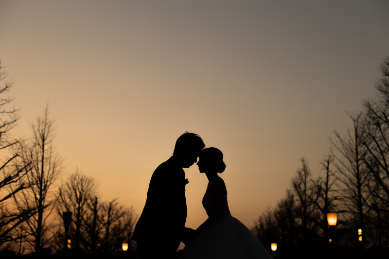 ロマンティックなシルエットフォト♡