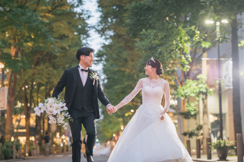 仲通りを歩きながら