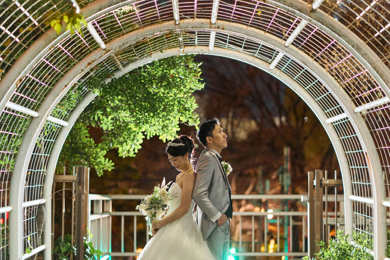 アーチ状のところでも！