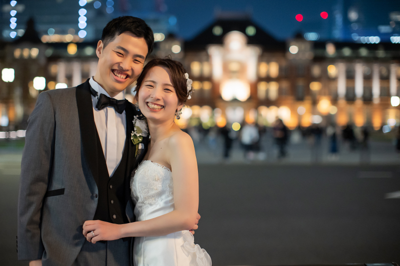 美しい東京駅前で♡