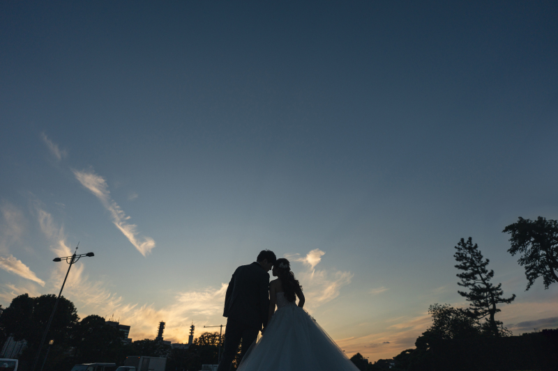 ドレスでロケーションフォトへ♪