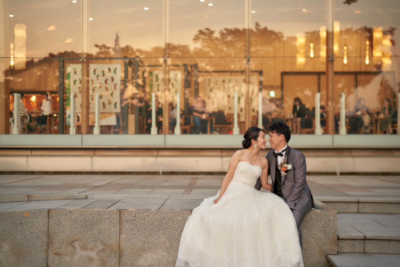 スターバックス前で