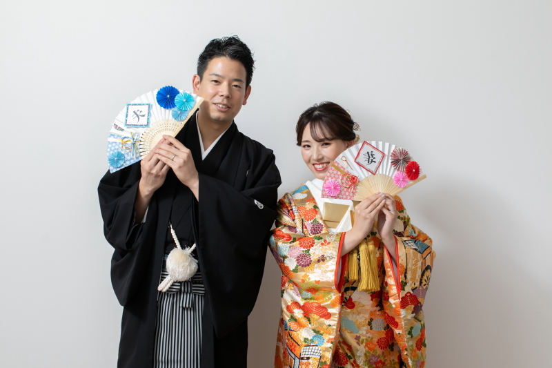 お持ち込みグッズでお二人らしく♪