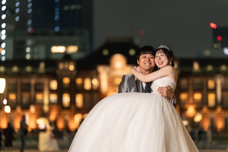 最後はお姫様抱っこで♪