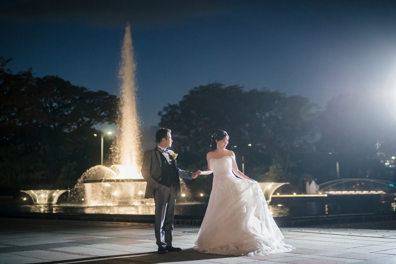 噴水公園にて…♡