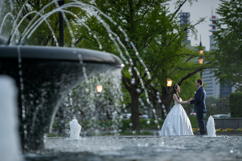 和田倉噴水公園にて