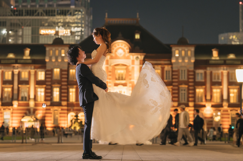 夢のドレスを広げたショット♡