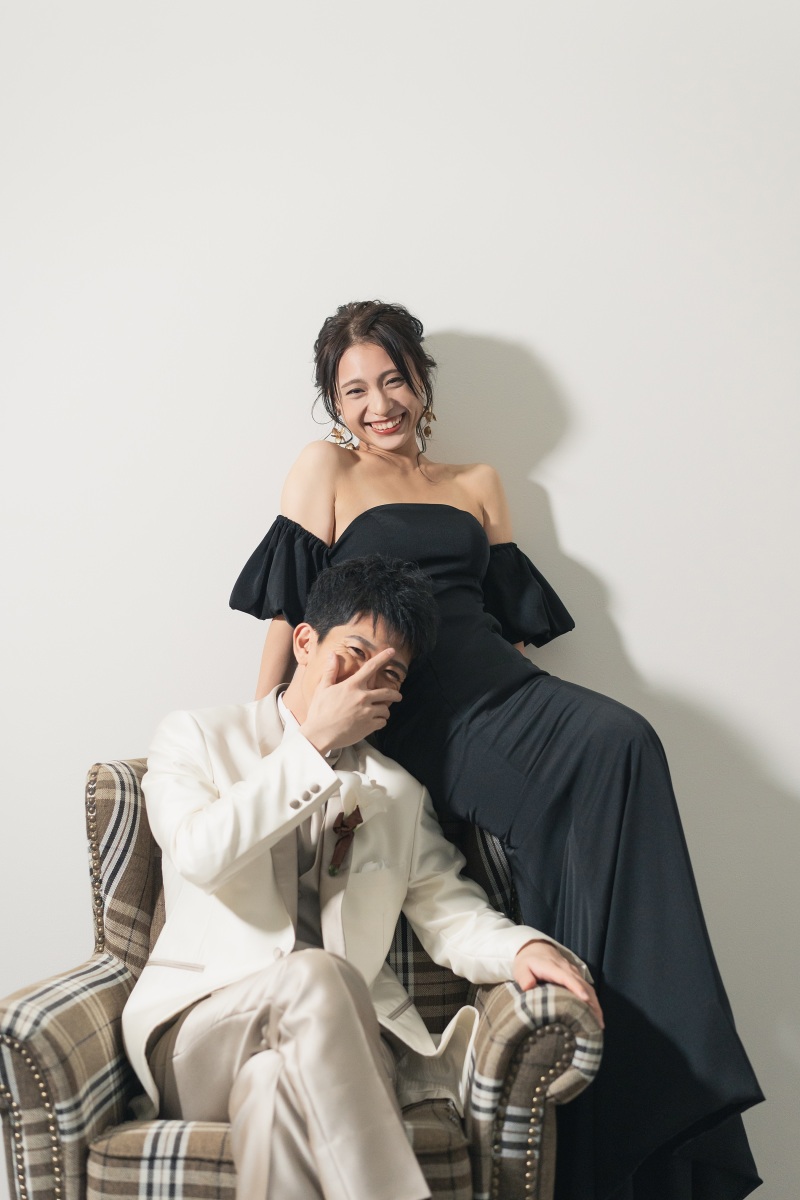 緊張はもうゼロのお二人♪