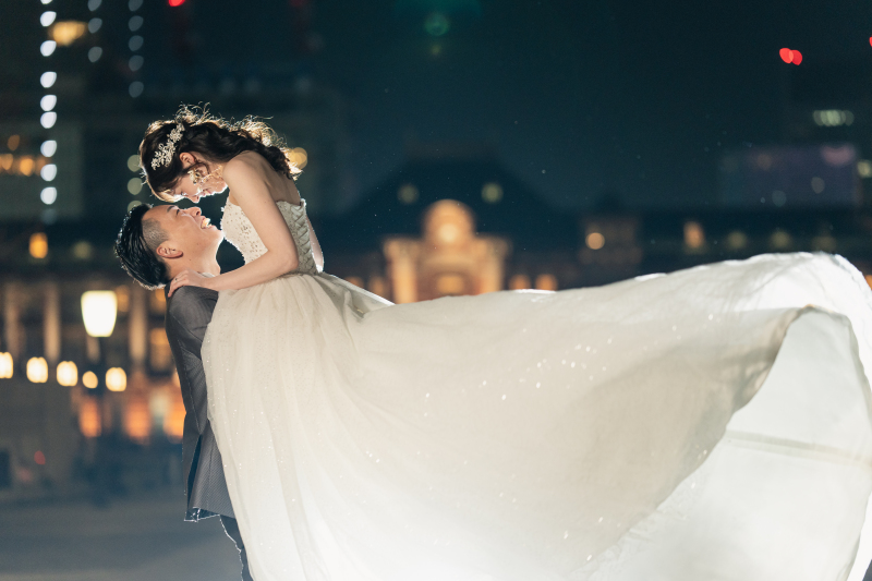 いよいよ東京駅前で…♡