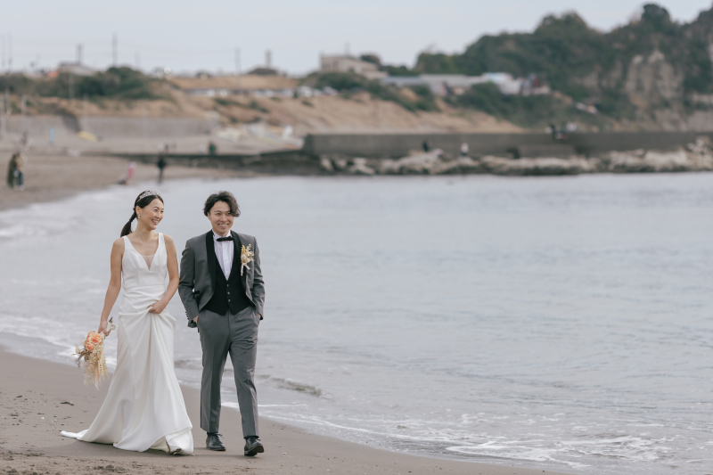 いよいよビーチで撮影