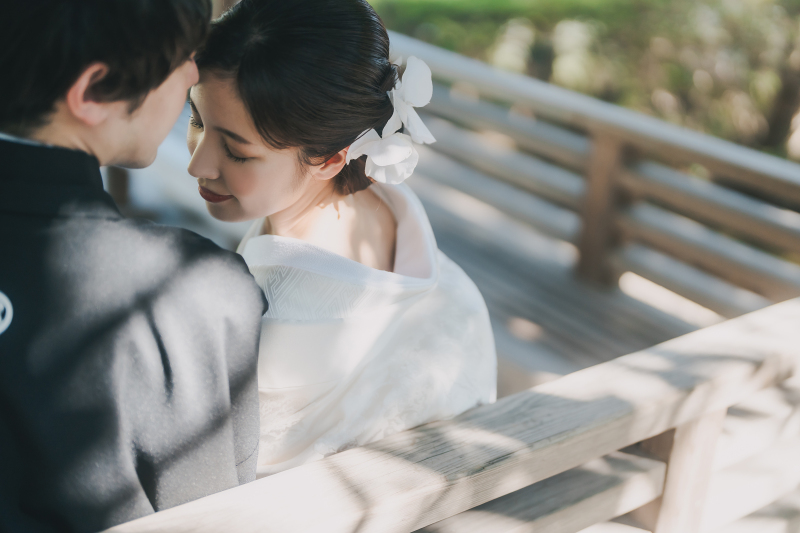 木漏れ日が美しい四阿