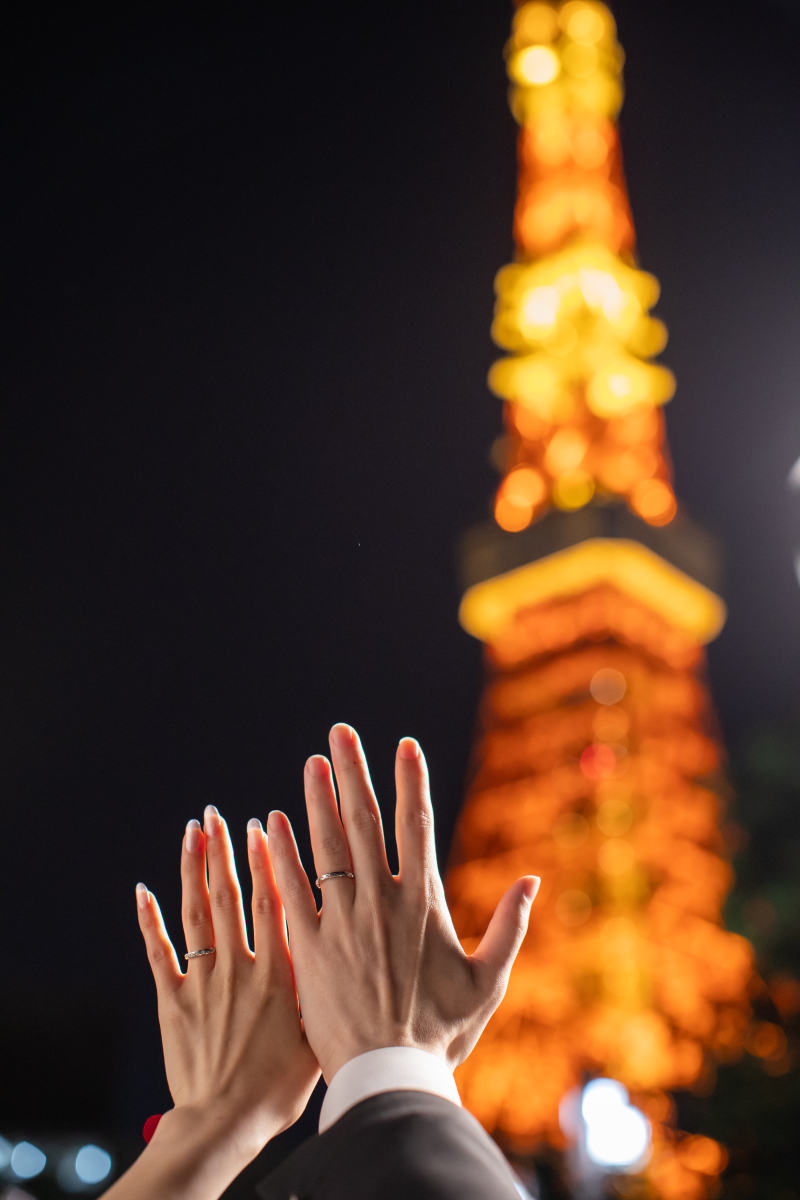 指輪のショット♡