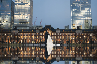 美しい東京の景色での撮影♪