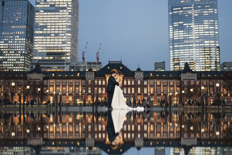 美しい東京の景色での撮影♪