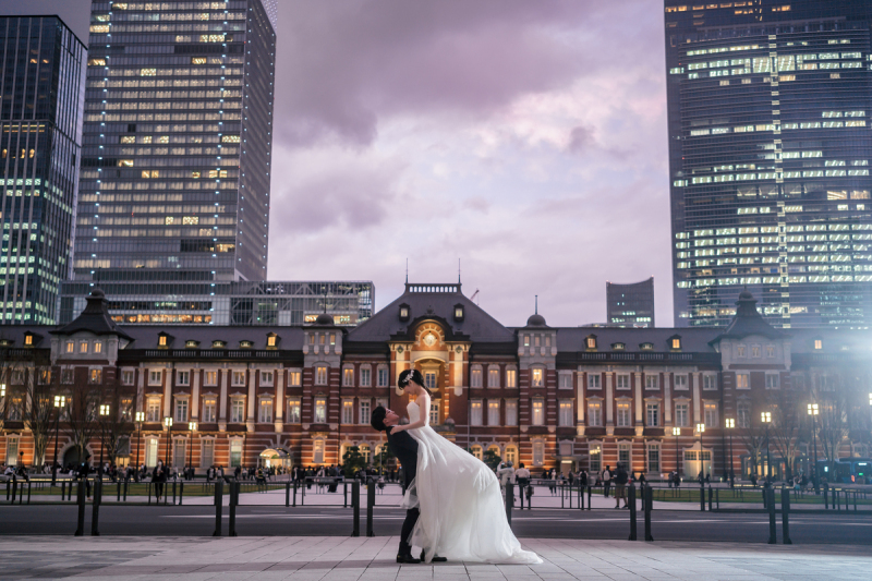 ラベンダーカラーの空
