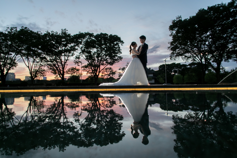 夕暮れ時の美しいショット♪