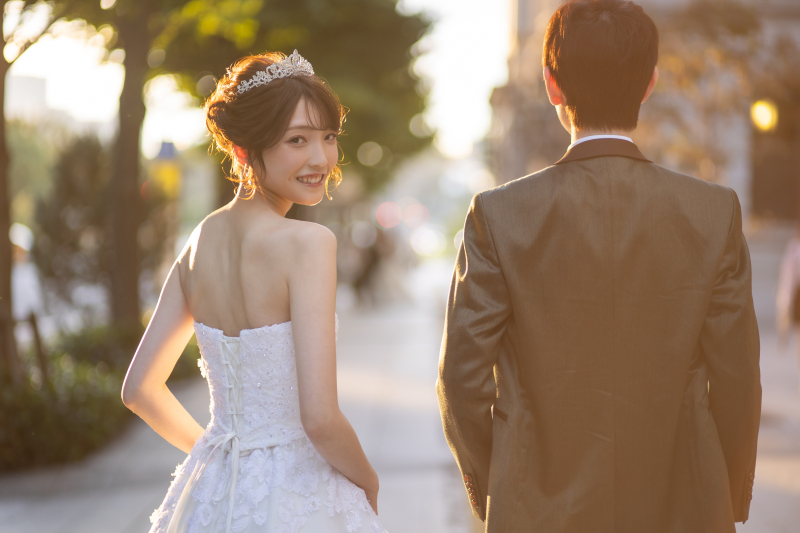 ドレスチェンジしてロケーションへ