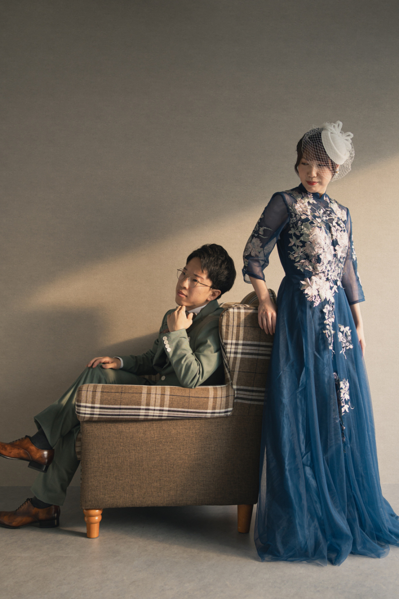 まずはスタジオ撮影から