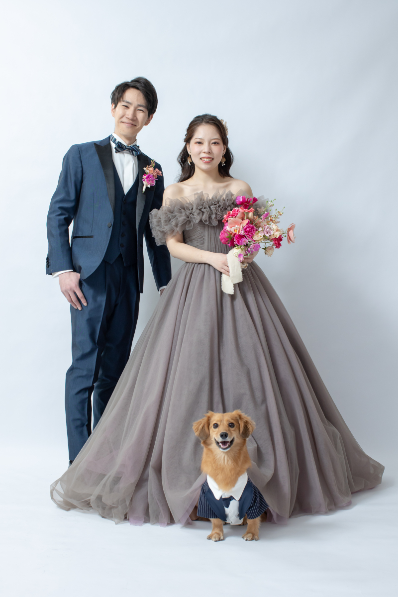 ドレスの中から♡