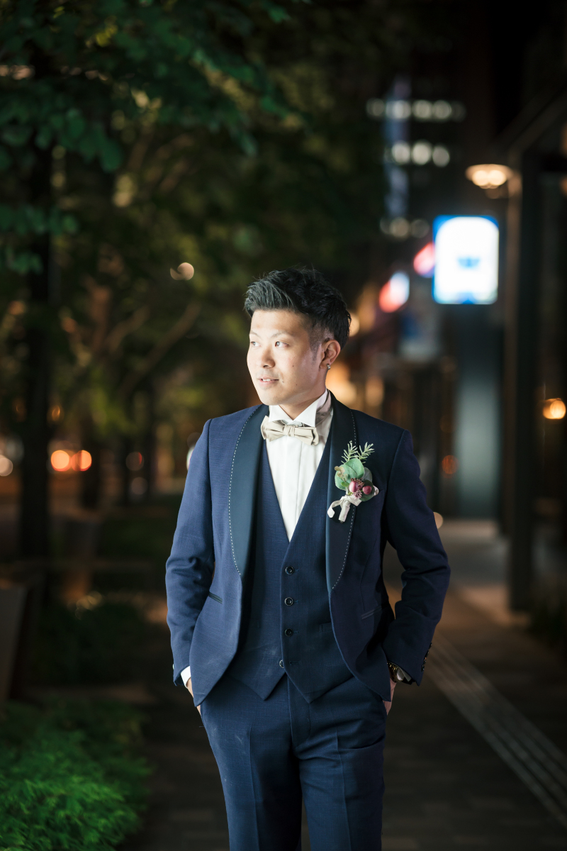 ご新郎様ソロショット