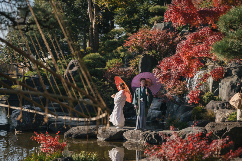 緑と紅葉が美しい季節