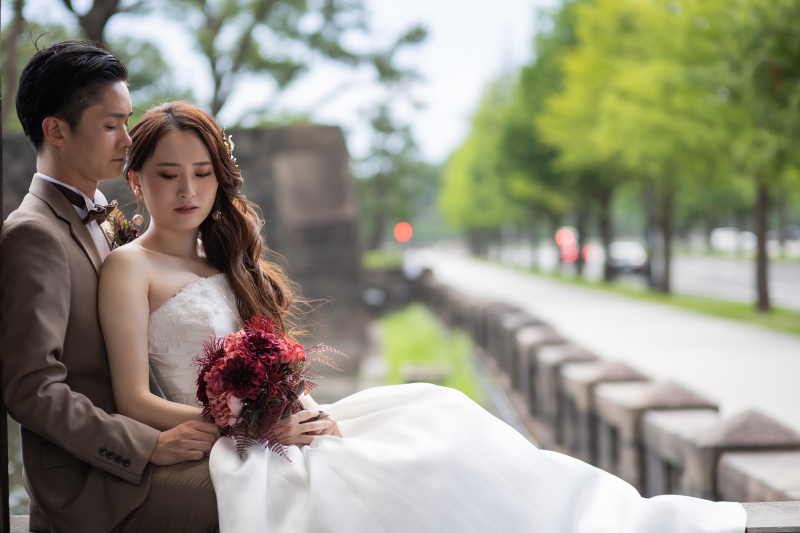 真夏のグリーンが映えて