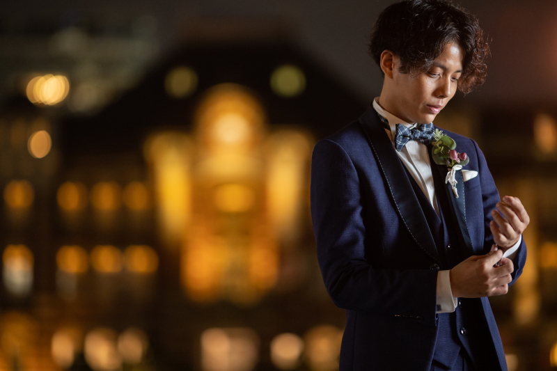 ご新郎様ソロショット